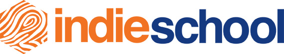 Indie School Logo. 