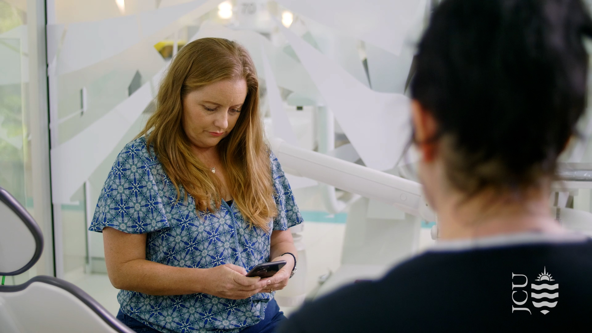 woman on mobile phone. 